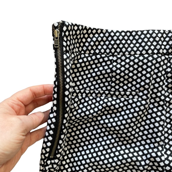 PORTMANS Sz10 Black and white diamond design capri 7/8ths pants - Picture 8 of 10